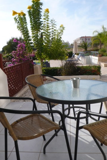 Private Patio Area - looking onto the swimming pool